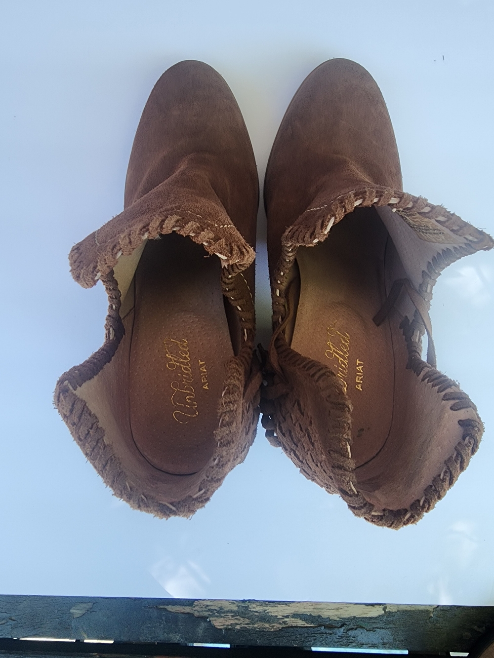Ariat Lily Ankle Fringe Whiskey Size 10 womens - Picture 9 of 10